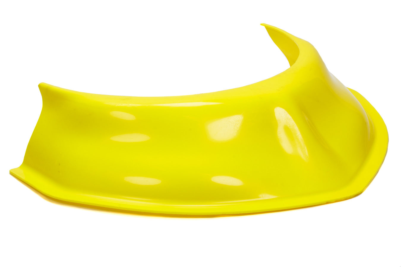 Dirt Defender Racing Products Hood Scoop - 3.5 in Tall - 20 in Wide - Tapered Front - Plastic - Yellow - Each - 10340