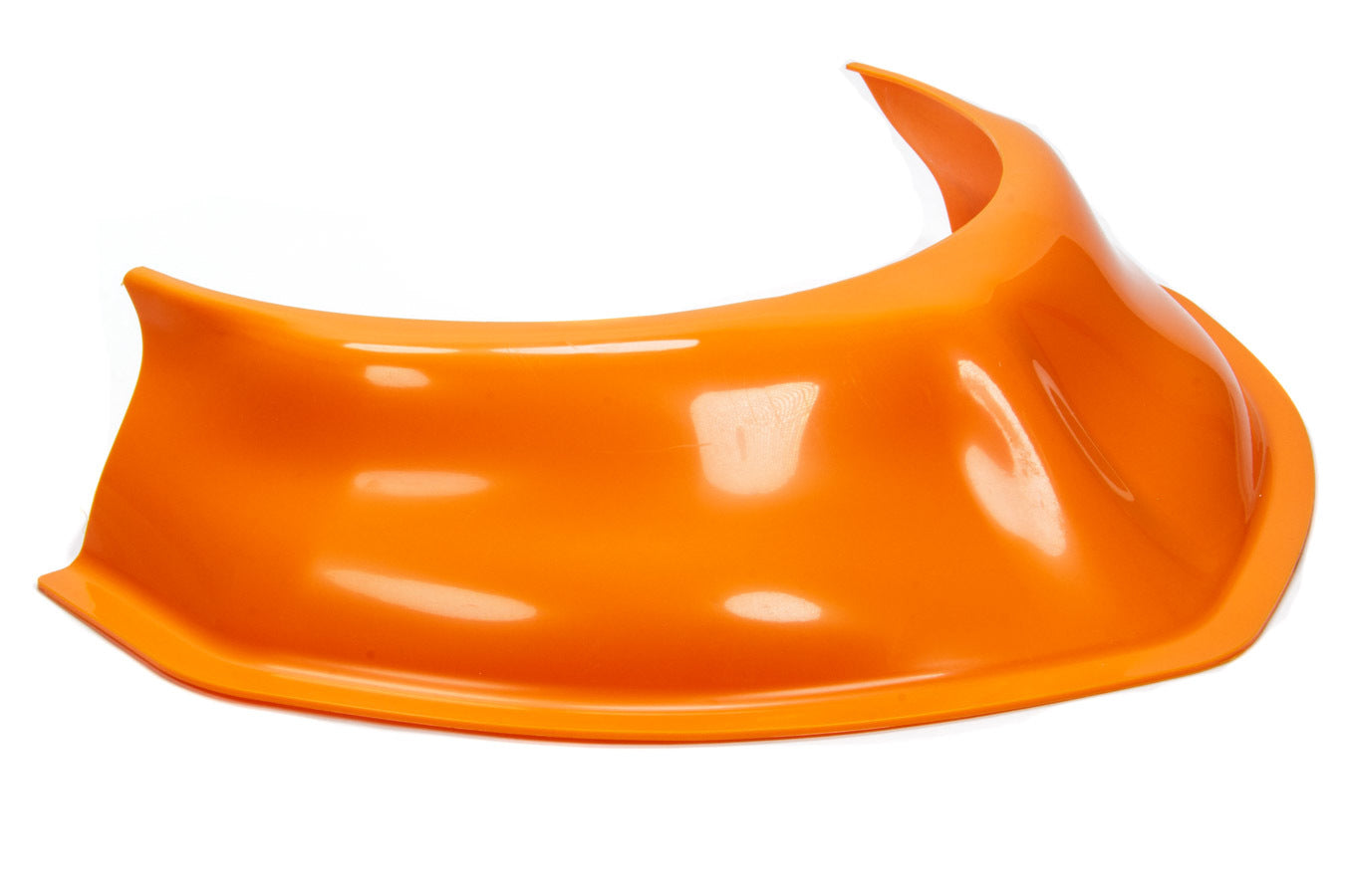 Dirt Defender Racing Products Hood Scoop - 3.5 in Tall - 20 in Wide - Tapered Front - Plastic - Orange - Each - 10350