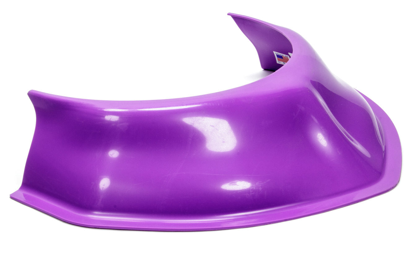 Dirt Defender Racing Products Hood Scoop - 3.5 in Tall - 20 in Wide - Tapered Front - Plastic - Purple - Each - 10370