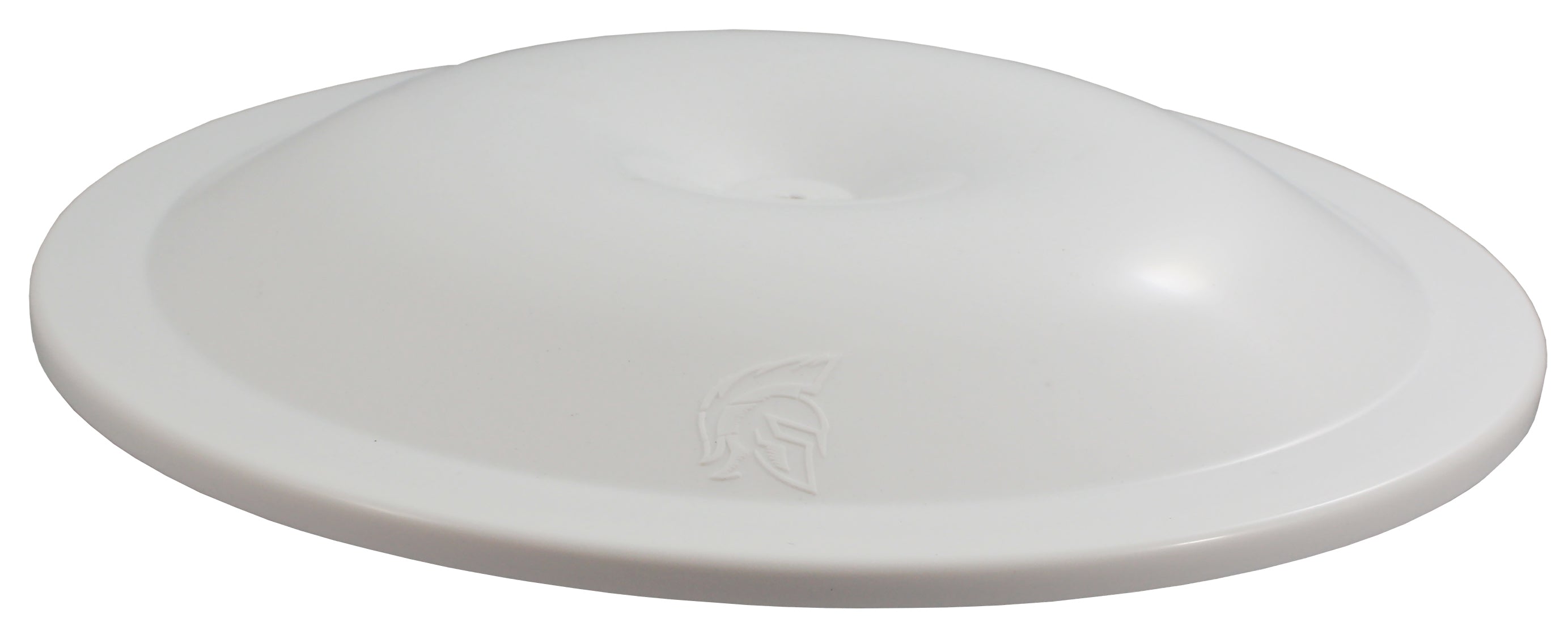Dirt Defender Racing Products Air Cleaner Lid - 14 in Round - Dirt Defender Logo - Plastic - White - Each - 5012WHT