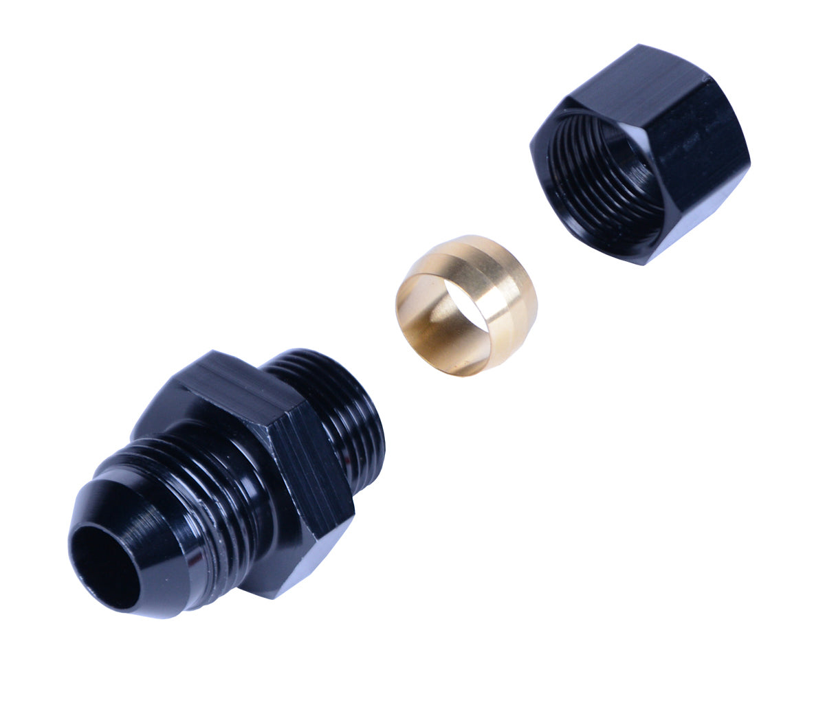 Derale Fitting 1/2inTube to -8AN AN-NPT Fittings and Components 13046
