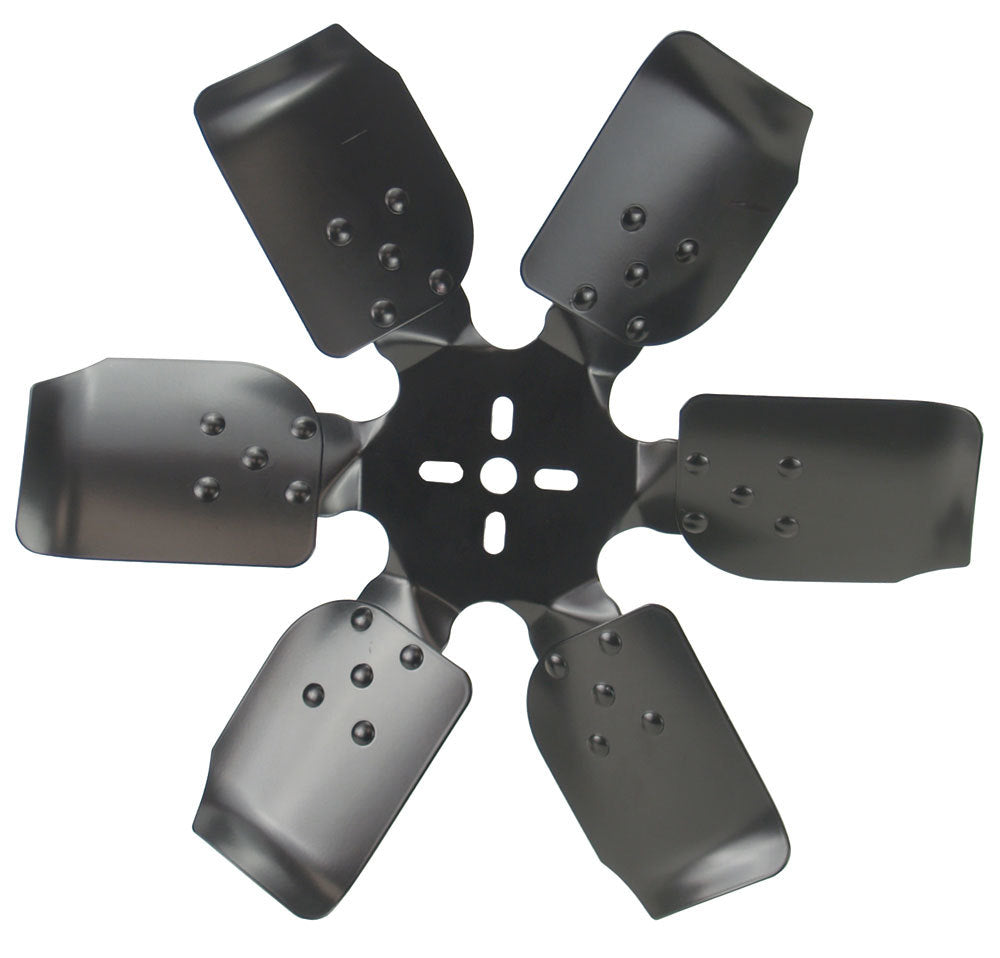 Derale 17in Rigid Race Fan Steel Blade-Reverse Rot Cooling Fans - Mechanical 17417