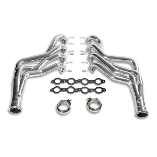 Doug's Headers Headers - Full - 1.875 in Primary - 3 in Collector - Gaskets / Hardware / Reducers Included - Steel - Silver Ceramic - GM LS-Series - GM A-Body 1964-67 - Pair - D3349