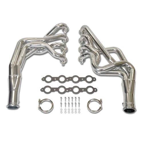 Doug's Headers Headers - Full - 1.875 in Primary - 3 in Collector - Gaskets / Hardware Included - Steel - Silver Ceramic - GM LS-Series - GM F-Body 1970-74 - Pair - D3352