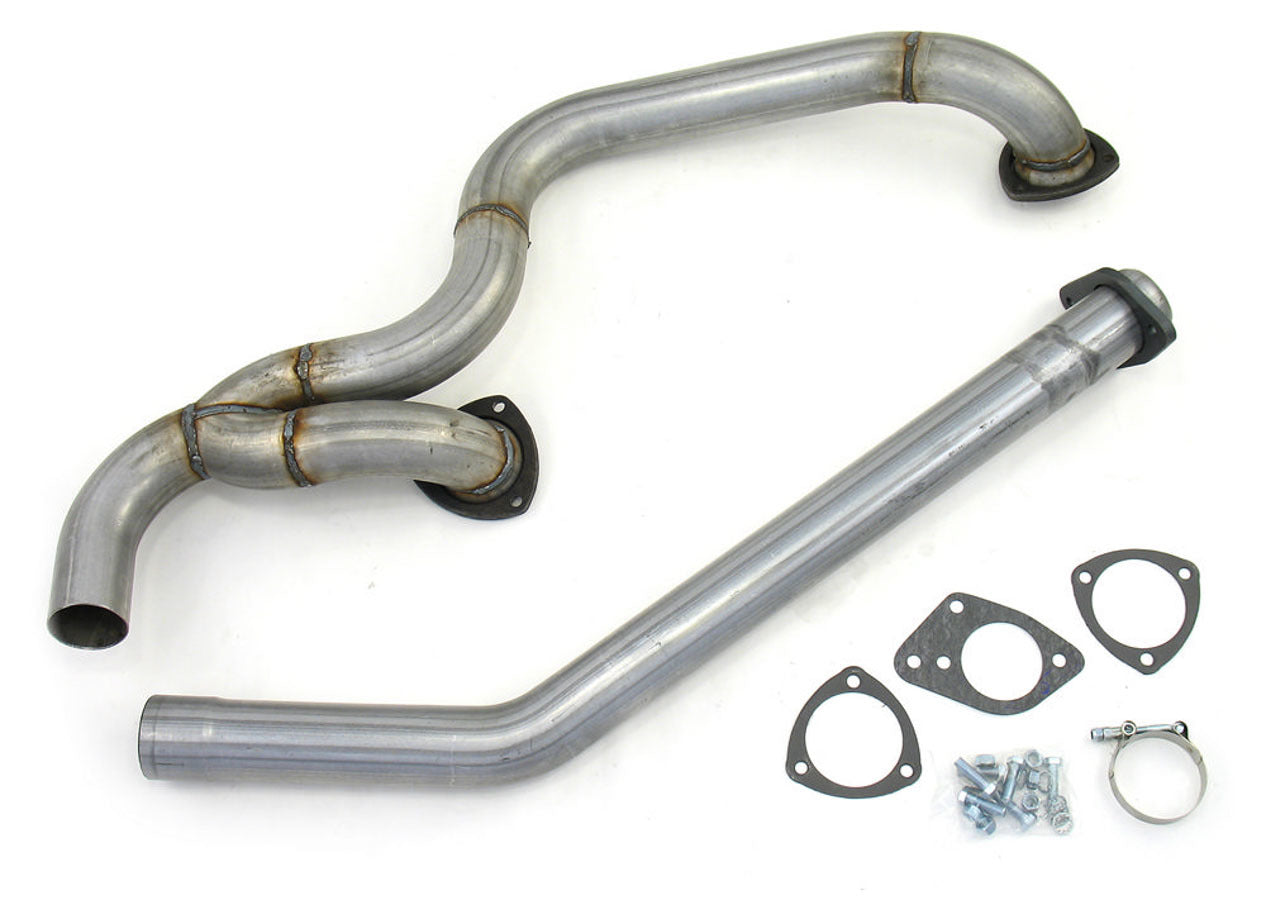 Doug's Headers Exhaust Y-Pipe - 2.5 in Inlet - 2.5 in Outlet - Stainless - Small Block Chevy - Camaro 1982-92 - Each - D901