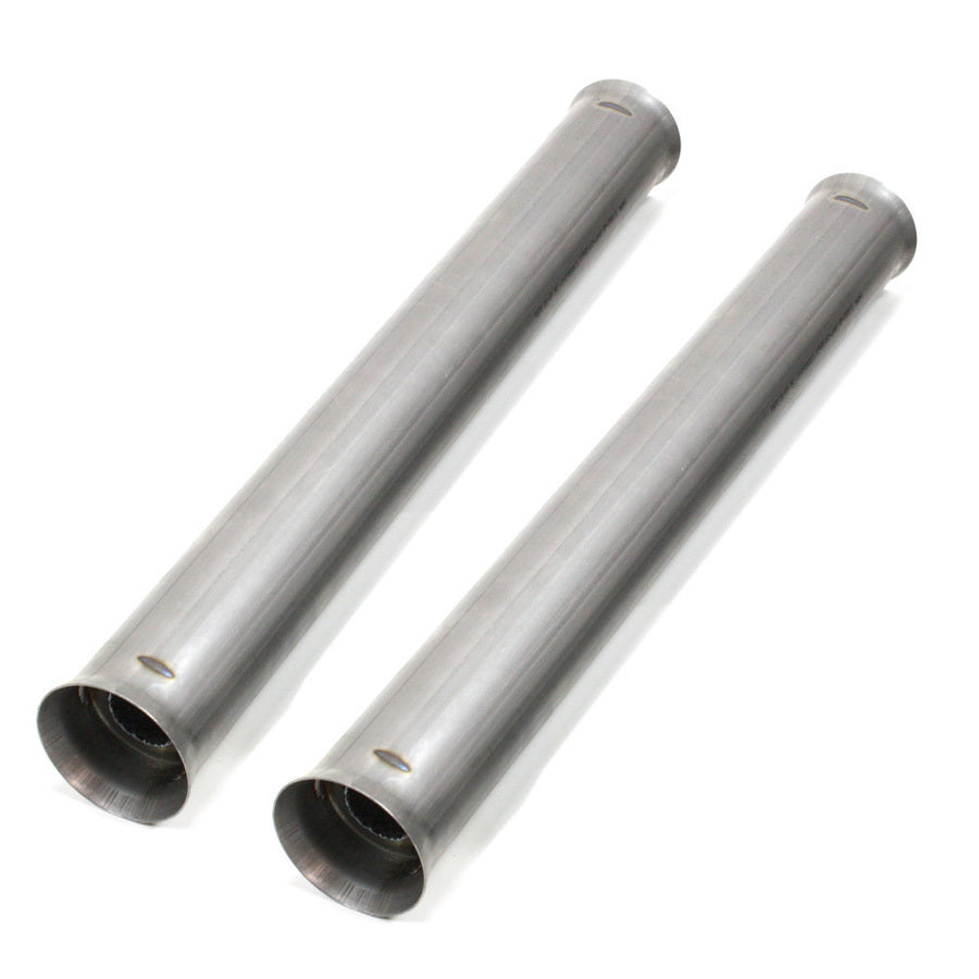 Doug's Headers Muffler Insert - Glasspack Style - 4 in Side Tube - Slip-In - Steel - Natural - Pair - D950