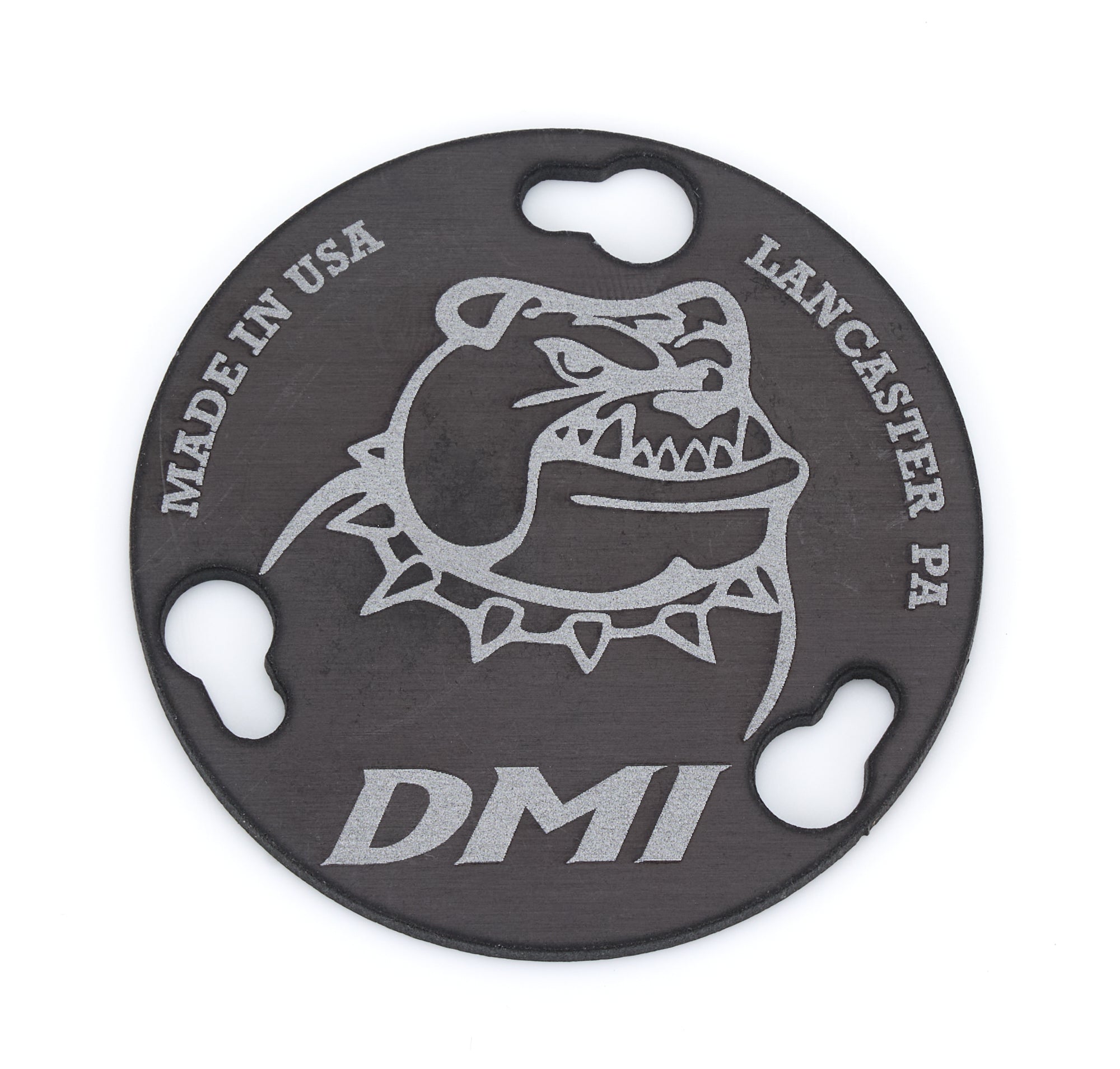 Diversified Machine Drive Flange Dust Cover - Bolt-On - Dmi Logo - Aluminum - Black Anodized - Each - CRC-2056F