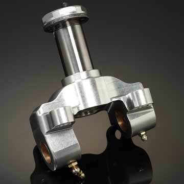 Diversified Machine Spindle - Aluminum Body - Straight Steel Snout - Natural - Midget / Sprint Car - Each - MRC-2000