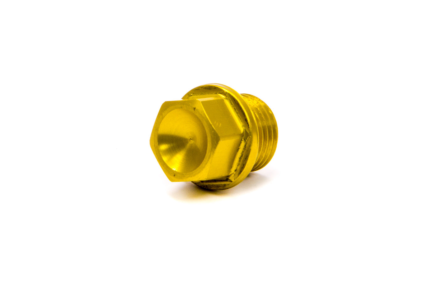 Diversified Machine Drain Plug - 3/8 in Npt - Hex Head - Aluminum - Gold Anodized - Dmi Bulldog Ct-1 Center / Side Bells - Each - RRC-1016