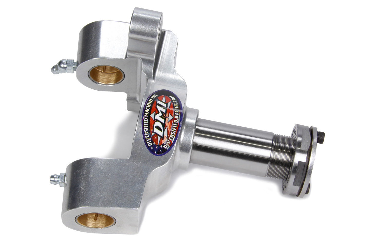 Diversified Machine Spindle - Aluminum Body - Straight Steel Snout - Natural - Sprint Car - Each - SRC-2000