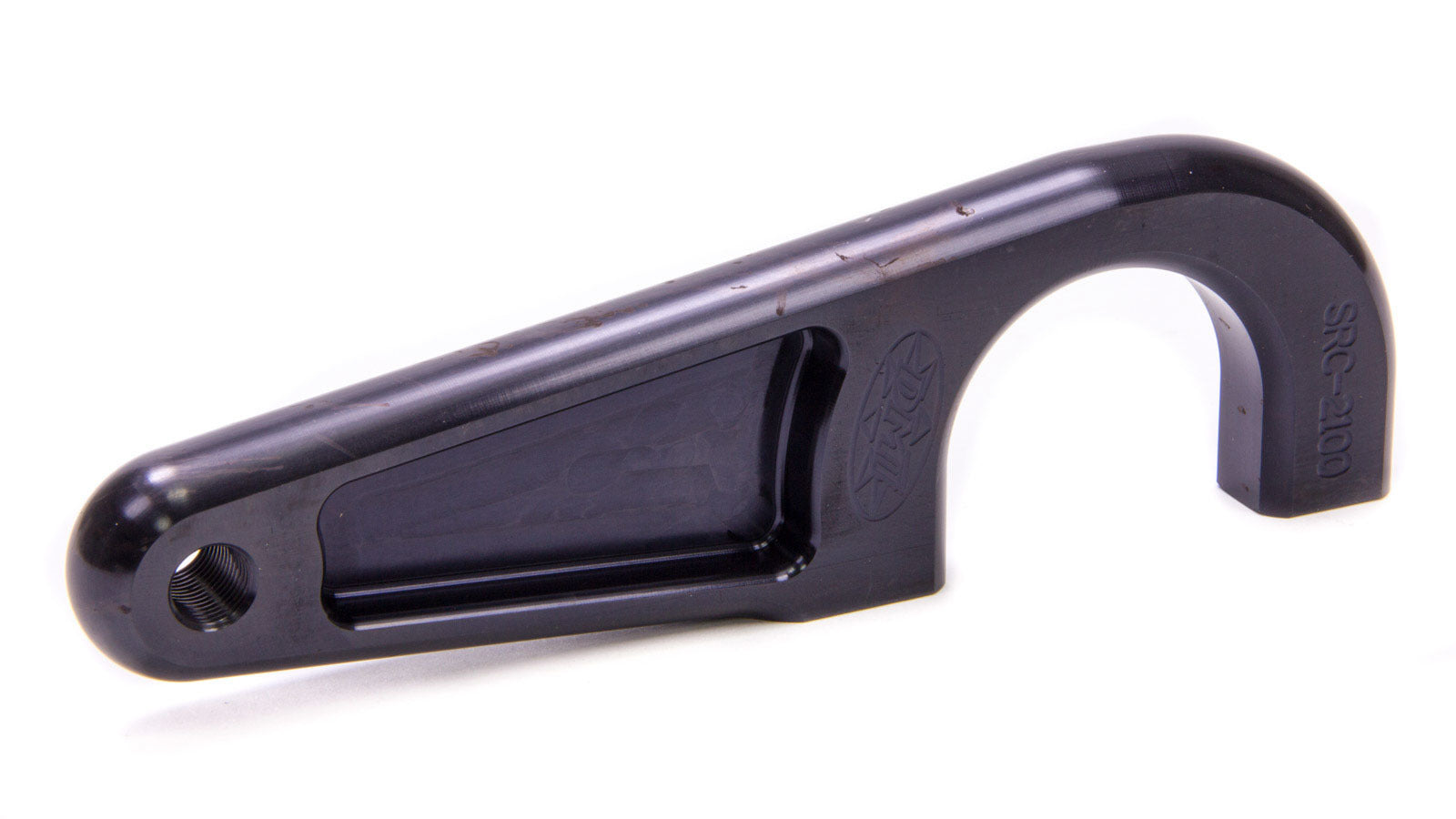 Diversified Machine Steering Arm - Passenger Side - 3-1/4 in Bolt Span - Maxim Style - Aluminum - Black Anodized - Sprint Car - Each - SRC-2101B