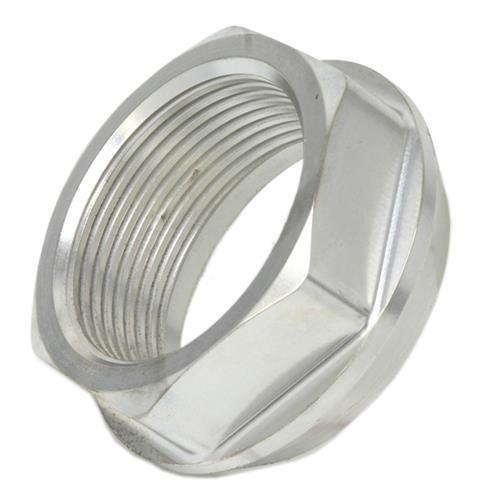 Diversified Machine Rear Axle Nut - Left Hand Thread - Magnesium - Natural - Sprint Rear Axles - Each - SRC-2660