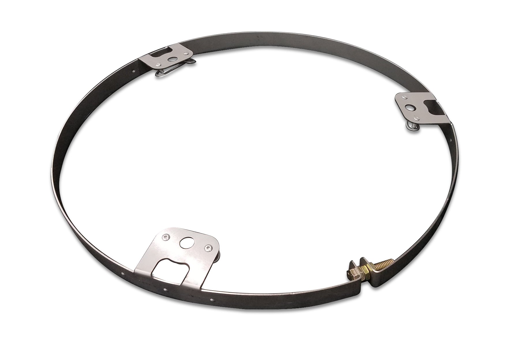 Dominator Race Body Mud Cover Ring - Quick Turn Fastener - Steel - Natural - 15 in Non Beadlock Wheels - Each - DOM-1015-D