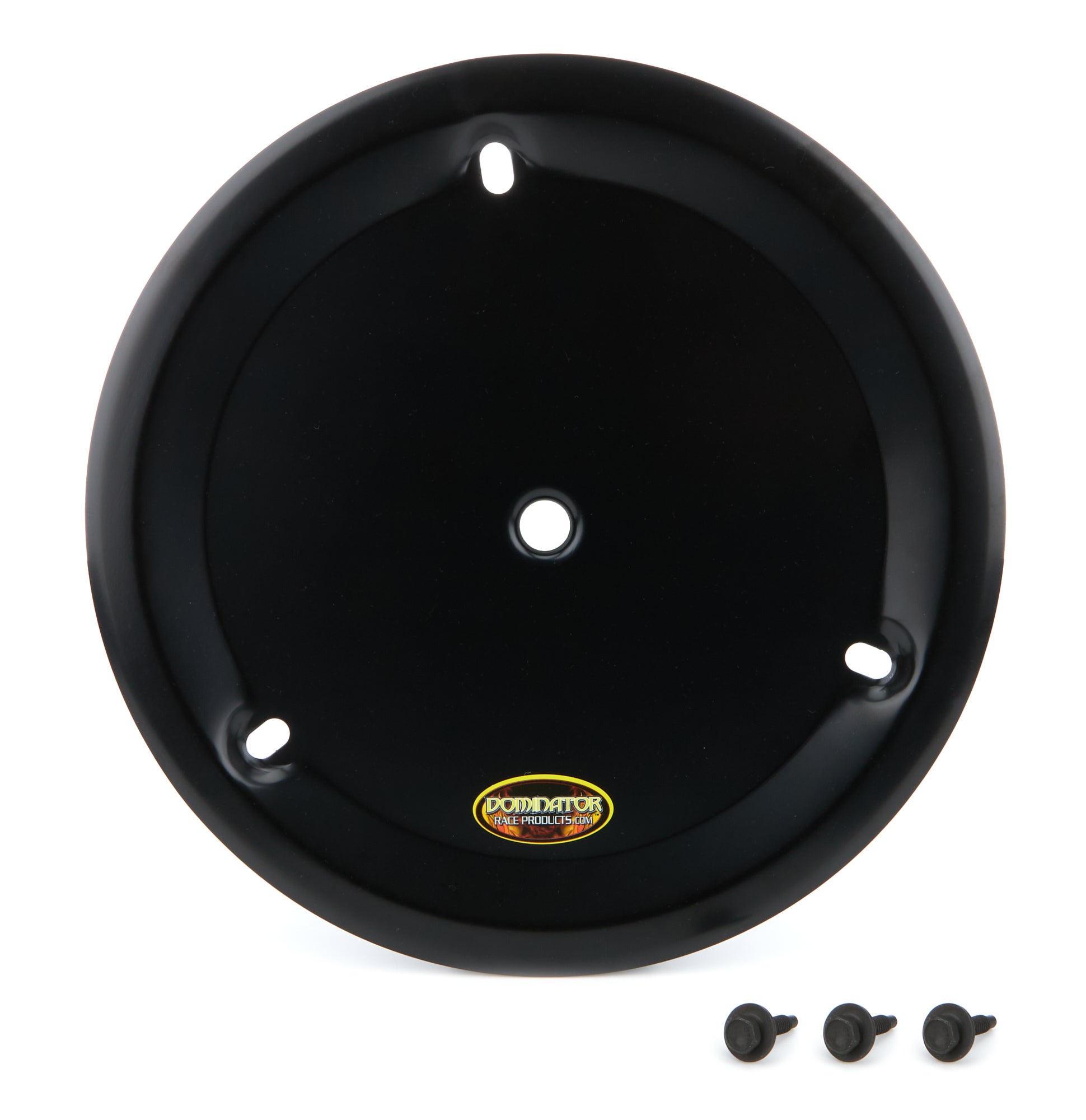 Dominator Race Body Mud Cover - Micro Sprint - Bolt-On - Hardware Included - Cover Only - Aluminum - Black Powder Coat - 13 in Wheels - Each - DOM-1016-B-BLK