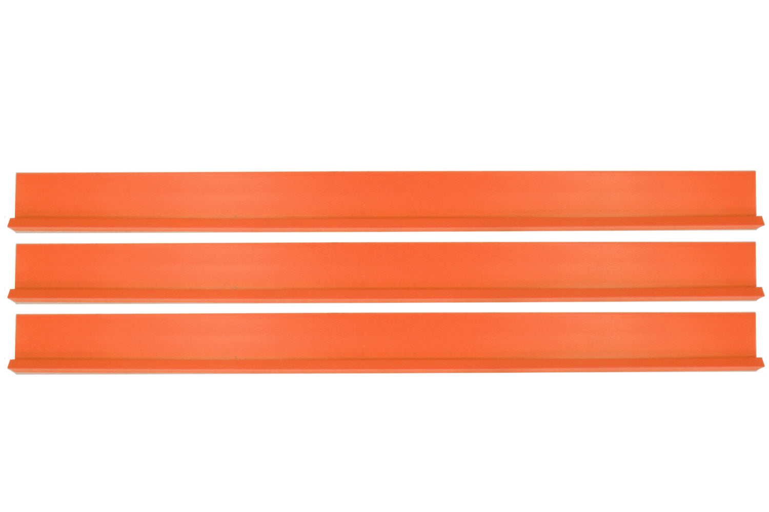 Dominator Race Body Rocker Panel - 78 in Long - Plastic - Orange - Set Of 3 Dirt Rocker Set Orange 3Pc - DOM-1100-FLO-OR