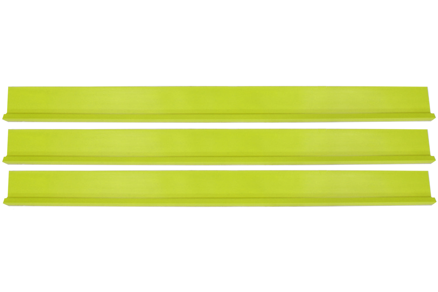 Dominator Race Body Rocker Panel - 78 in Long - Plastic - Fluorescent Yellow - Set Of 3 - DOM-1100-FLO-YE