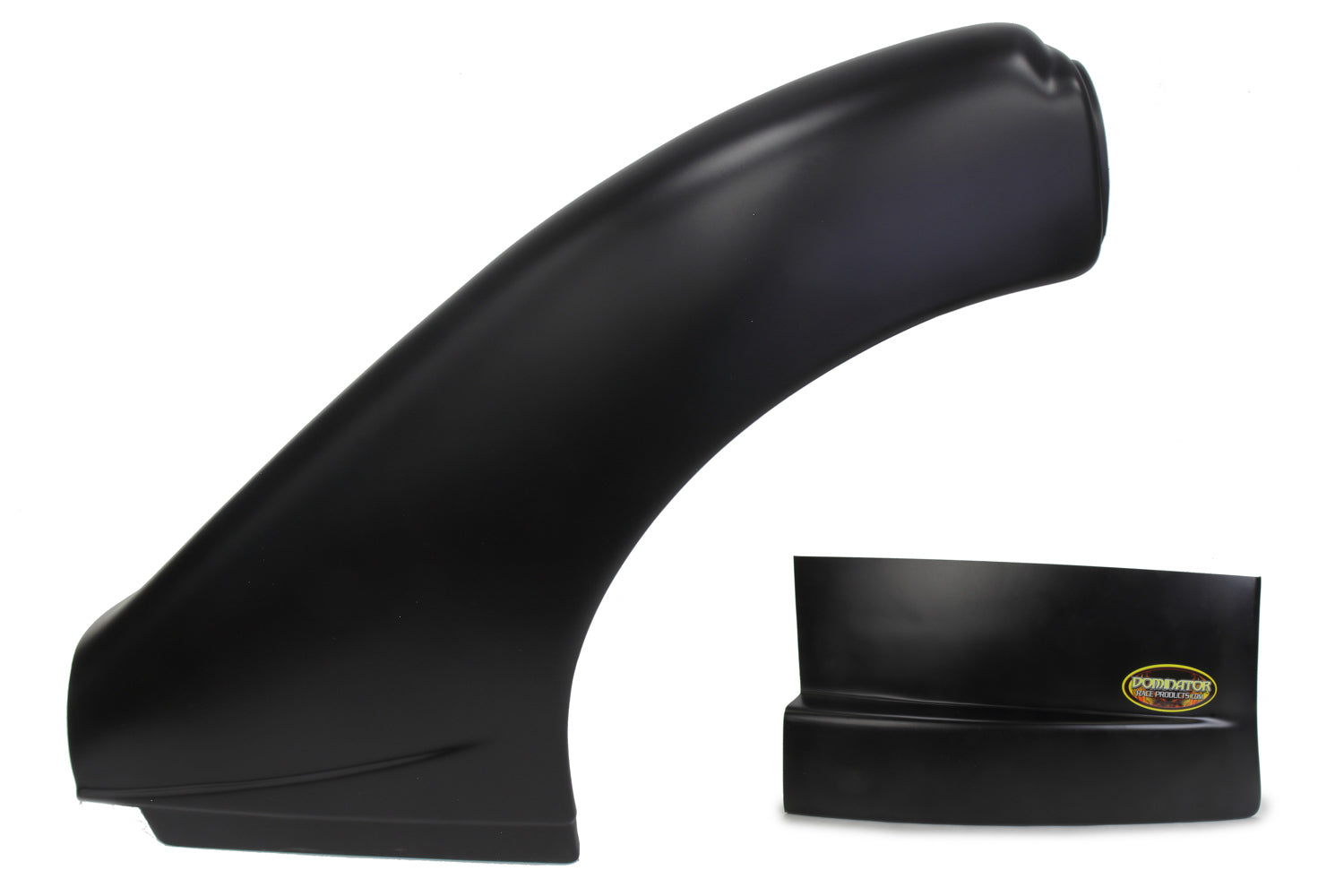 Dominator Race Body Fender - Dominator - Complete - Driver Side - Plastic - Black - Dirt Late Model - Kit - DOM-2302-BK