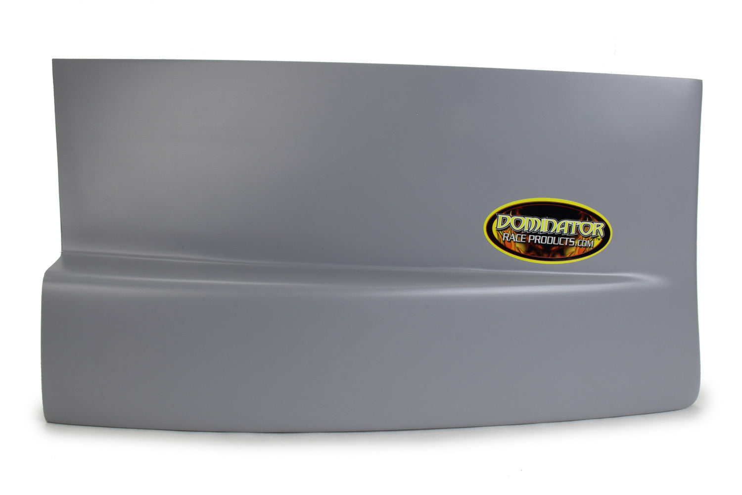 Dominator Race Body Fender Extension - Dominator - Driver Side - Molded Plastic - Gray - Dirt Late Model - Each - DOM-2302-EX-GRY