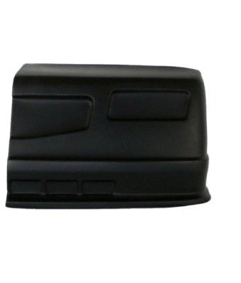 Dominator Race Body Nose - Dominator SS - Driver Side - Plastic - Black - Universal - Street Stock - Each - DOM-302-BK-NE