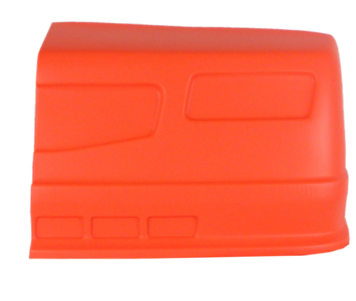 Dominator Race Body Nose - Dominator SS - Driver Side - Plastic - Fluorescent Orange - Universal - Street Stock - Each - 302-FLO-OR-NE