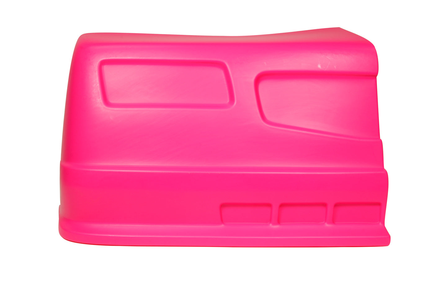Dominator Race Body Nose - Dominator SS - Passenger Side - Fender Extension Included - Plastic - Pink - Universal - Street Stock - Kit - DOM-303-PK-NE