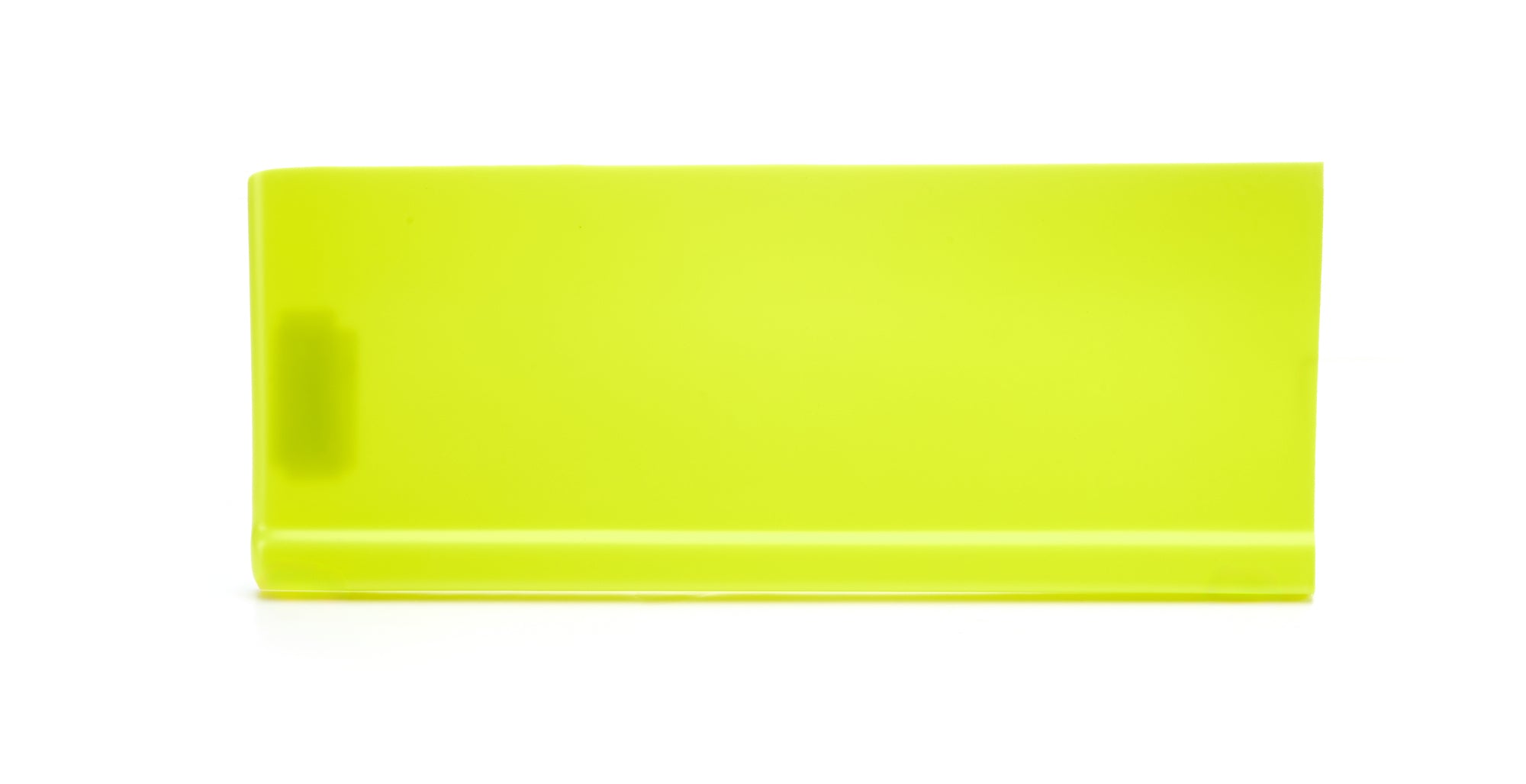 Dominator Race Body Fender Extension - Passenger Side - Lower - Street Stock - Plastic - Fluorescent Yellow - Universal - Each - DOM-305-FLO-YE