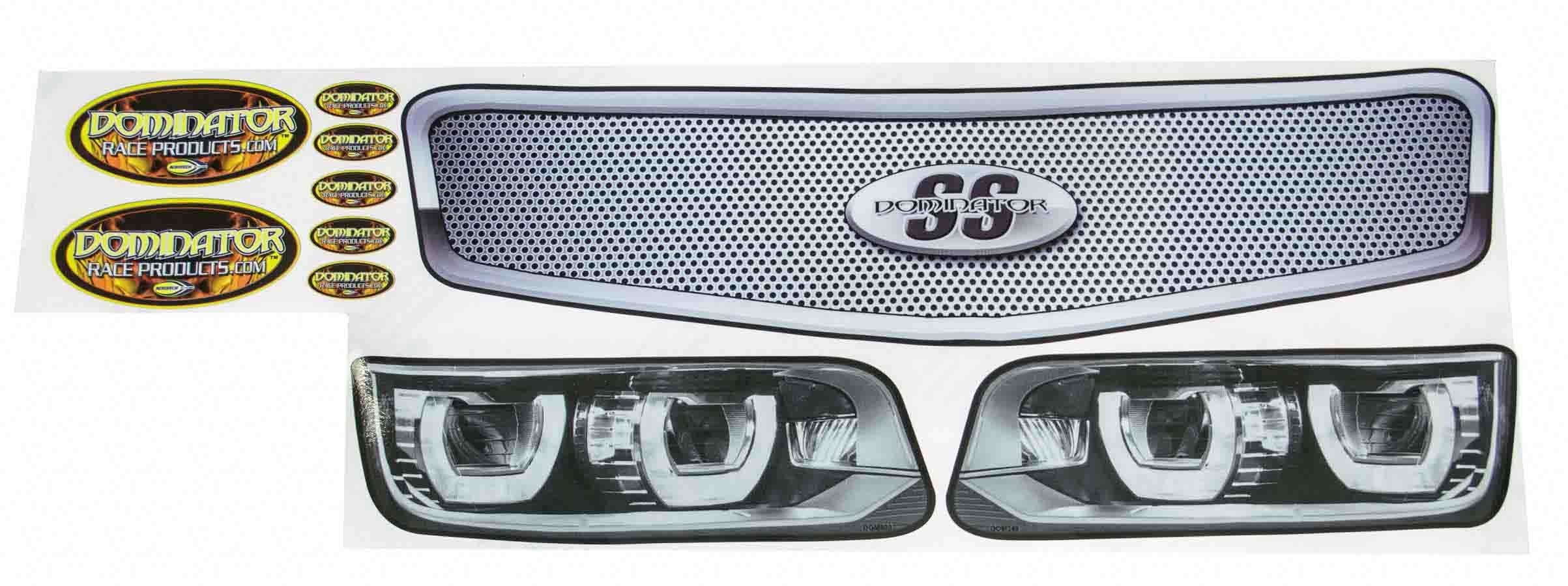 Dominator Race Body Graphics - Nose - Nite-Glo - Dominator SS - Kit - DOM-308