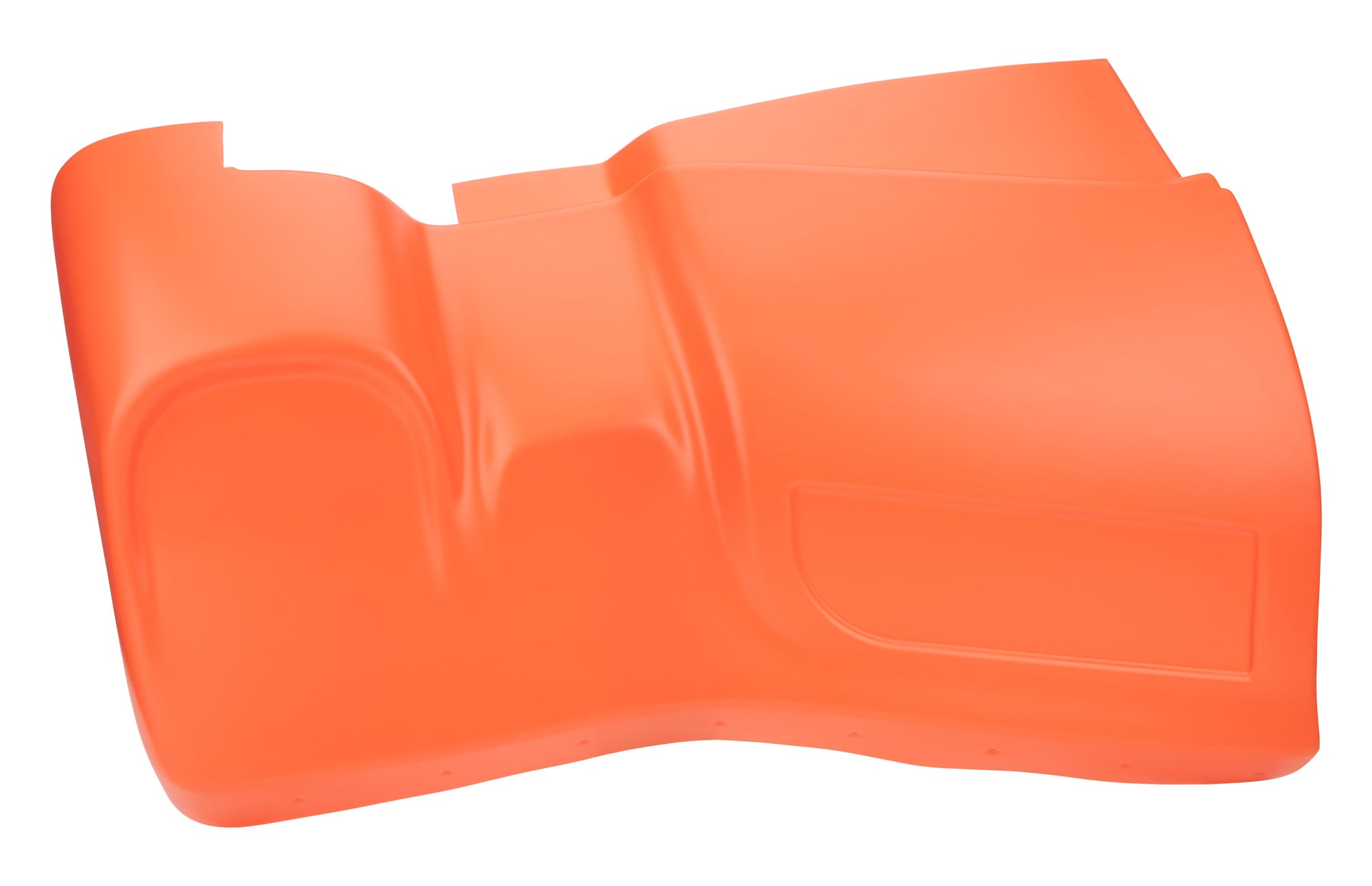 Dominator Race Body Nose - SS Killer Z - Passenger Side - Upper - Plastic - Fluorescent Orange - Street Stock - Each - DOM-326-R-FLO-OR