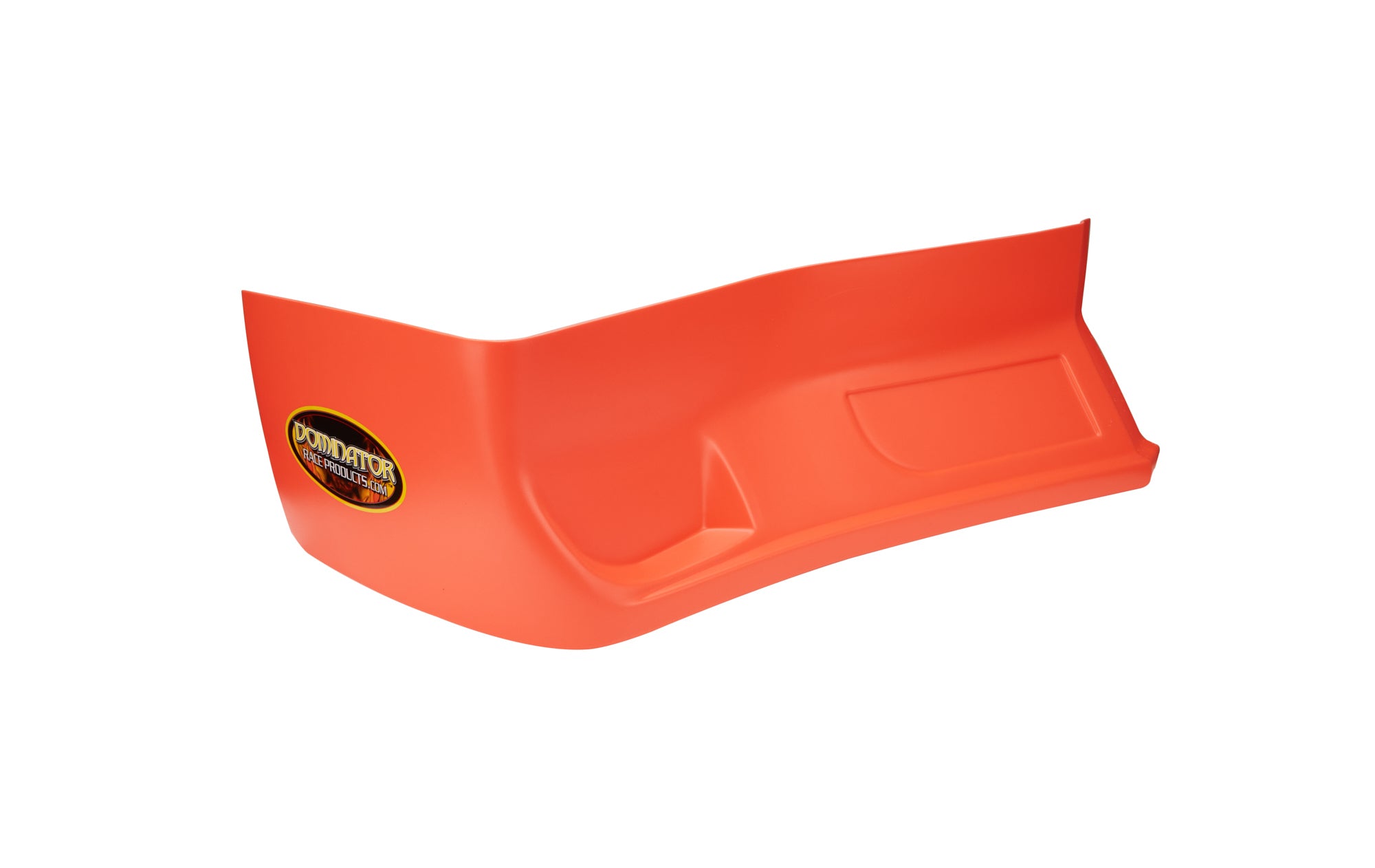 Dominator Race Body Nose - SS Killer Z - Passenger Side - Lower - Plastic - Fluorescent Orange - Street Stock - Each - DOM-327-R-FLO-OR