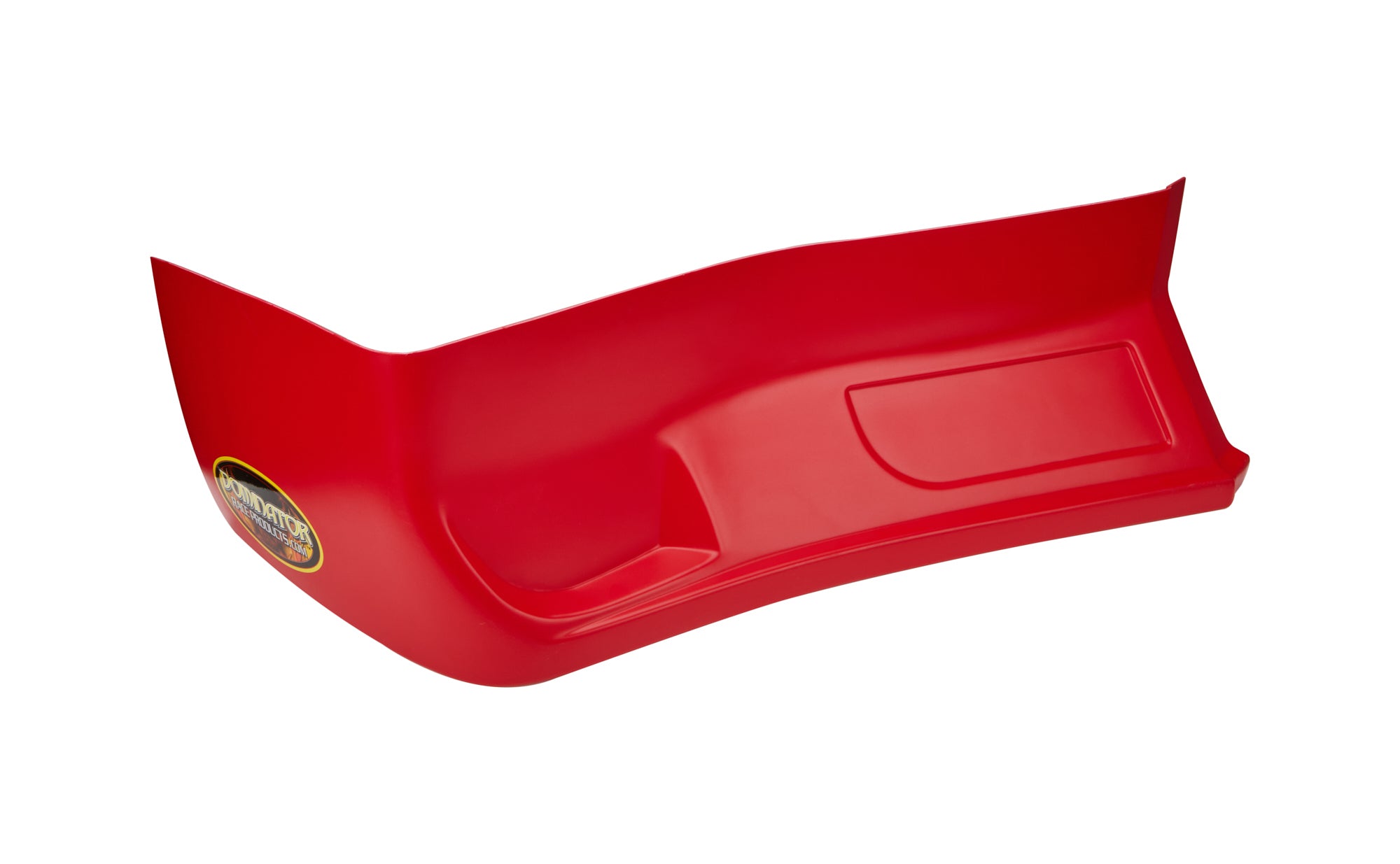 Dominator Race Body Nose - SS Killer Z - Passenger Side - Lower - Plastic - Red - Street Stock - Each - DOM-327-R-RD
