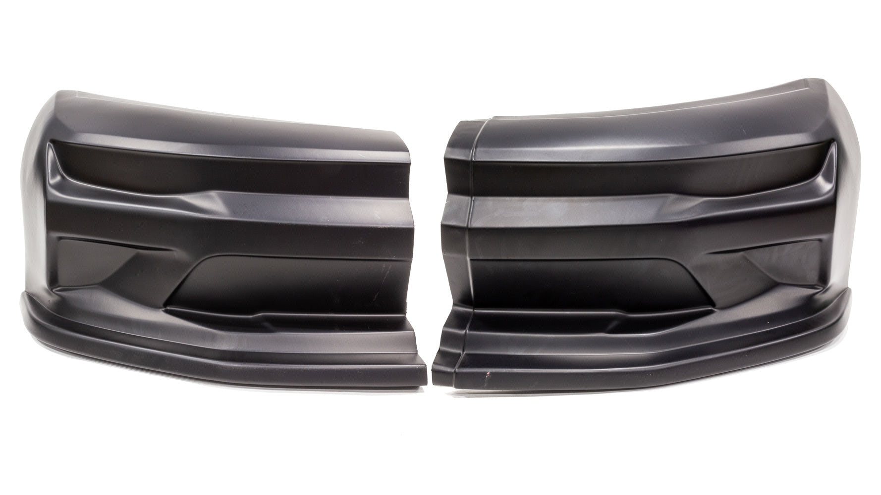 Dominator Race Body Nose - Dominator SS Camaro - 2-Piece Complete - Plastic - Black - Universal - Street Stock - Kit - DOM-330-BK