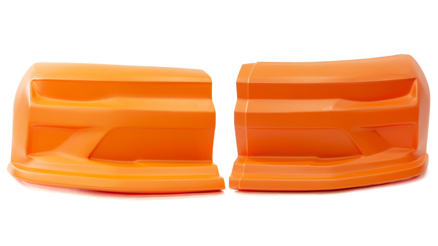 Dominator Race Body Nose - Dominator SS Camaro - 2-Piece Complete - Plastic - Orange - Universal - Street Stock - Kit - DOM-330-OR