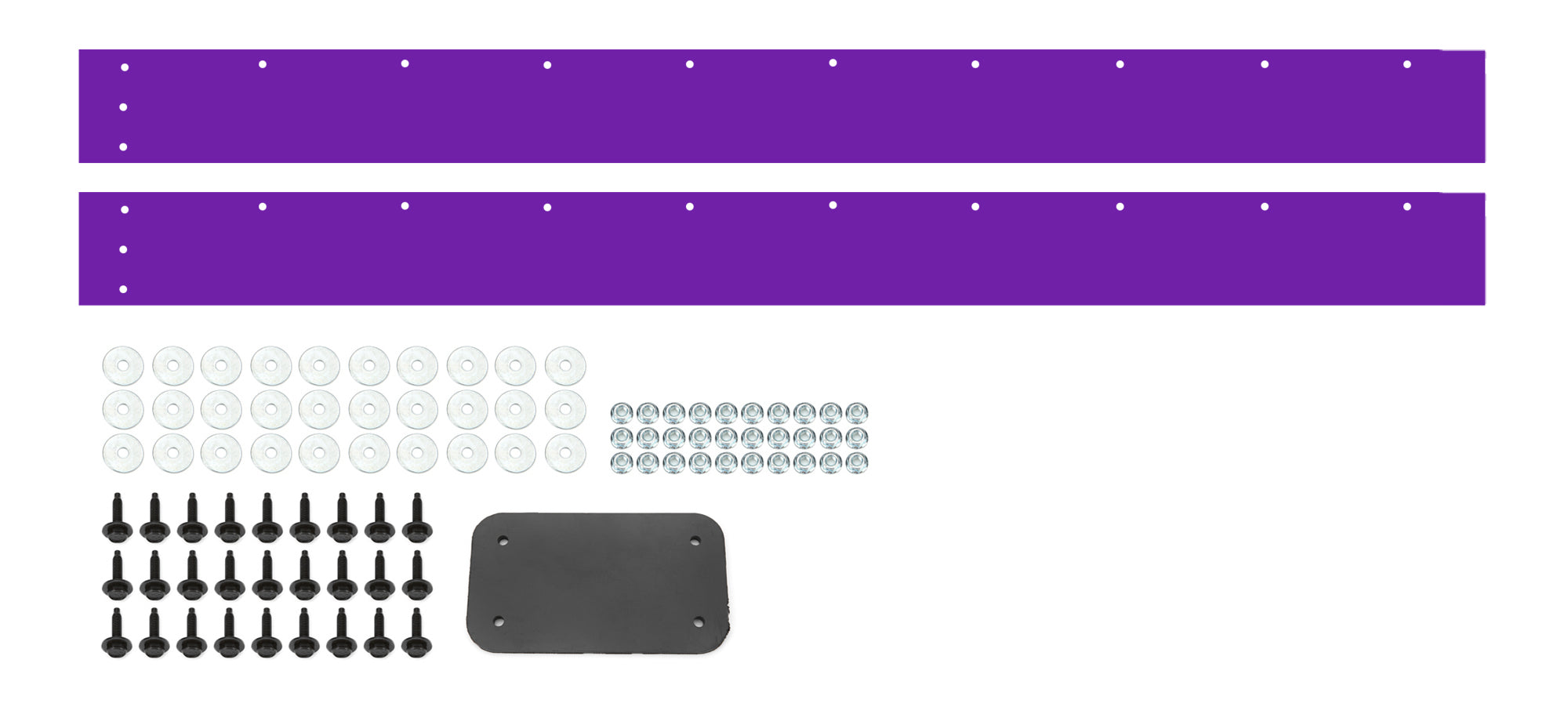 Dominator Race Body Air Valance - Killer Z - 2-Piece - Plastic - Purple - GM F-Body 1981 - Kit - DOM-347-PU