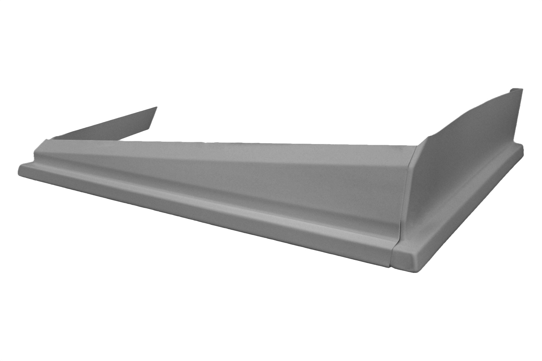 Dominator Race Body Air Valance - 3 Piece - Plastic - Gray - Dirt Modified - Kit - DOM-408-GRY