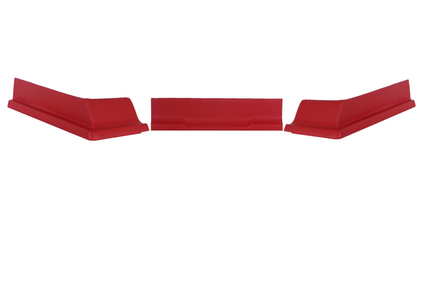 Dominator Race Body Air Valance - 3 Piece - Plastic - Red - Dirt Modified - Kit - DOM-409-RD