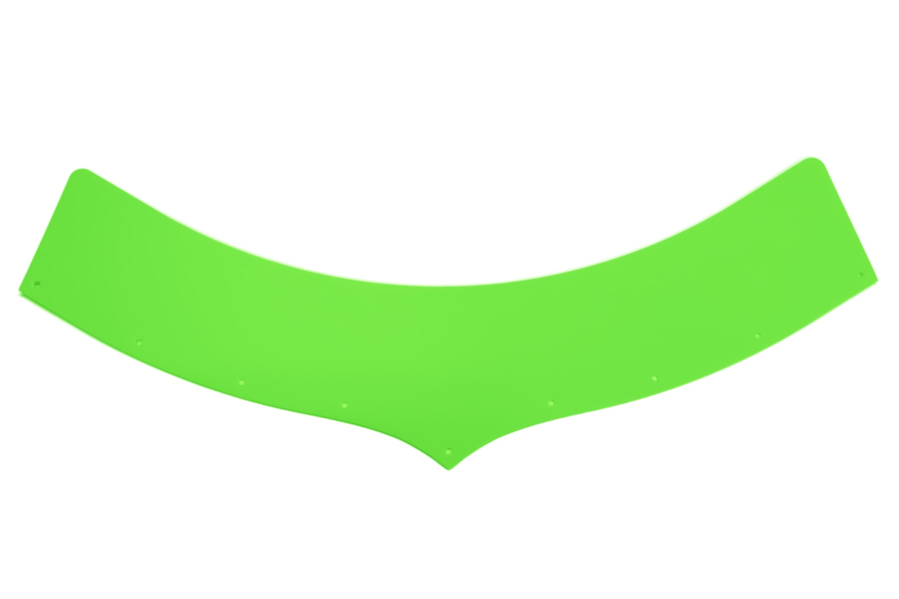 Dominator Race Body Hood Scoop Extension - 5.5 in Tall - Plastic - Extreme Green - Predator Hood Scoops - Each - DOM-500-EX-XG