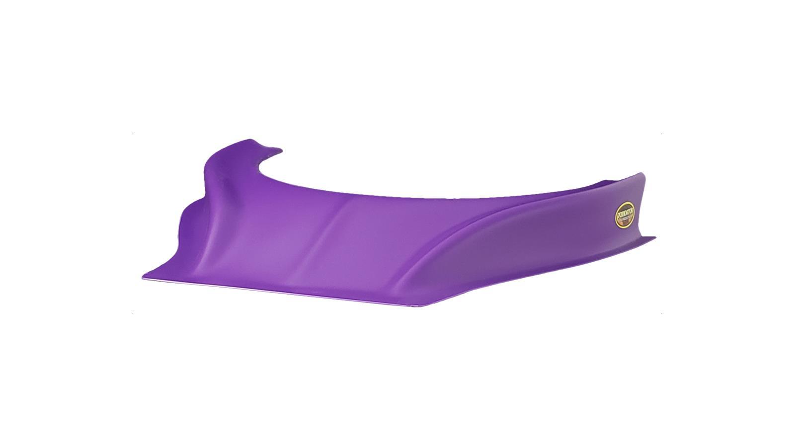 Dominator Race Body Hood Scoop - Stalker - Dirt - 2.5 in Height - Curved Front - Plastic - Purple - Each - DOM-502-PU