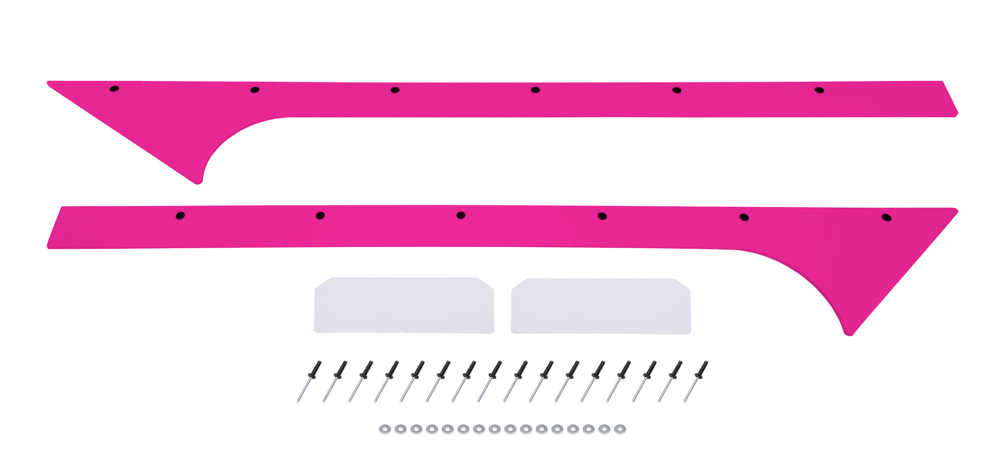 Dominator Race Body Pillar Post - Front - Plastic - Pink - Dirt Late Model - Kit - DOM-835-PK