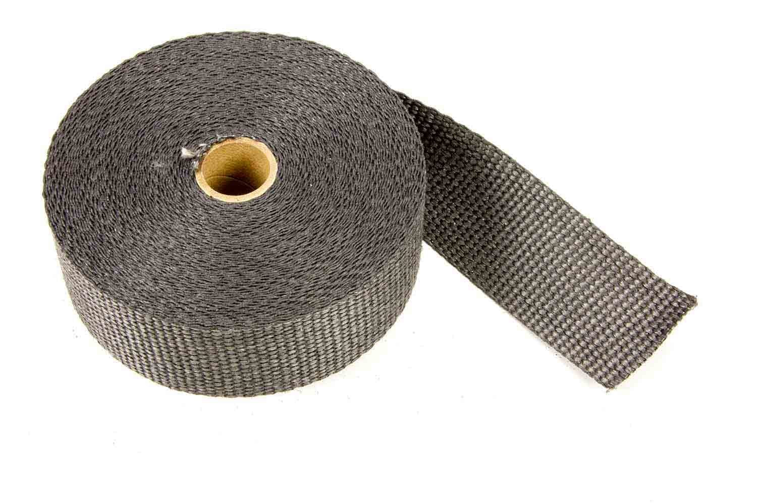 Design Engineering One 50 foot roll of 2 inch wide Black Glass Fiber exhaust wrap. Exhaust Heat Shield