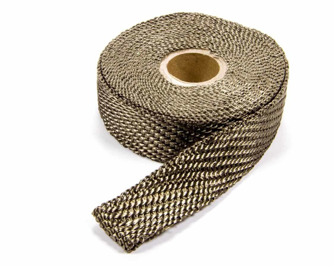 Design Engineering One 15 foot roll of 1 inch wide titanium exhaust wrap. Exhaust Heat Shield 10128