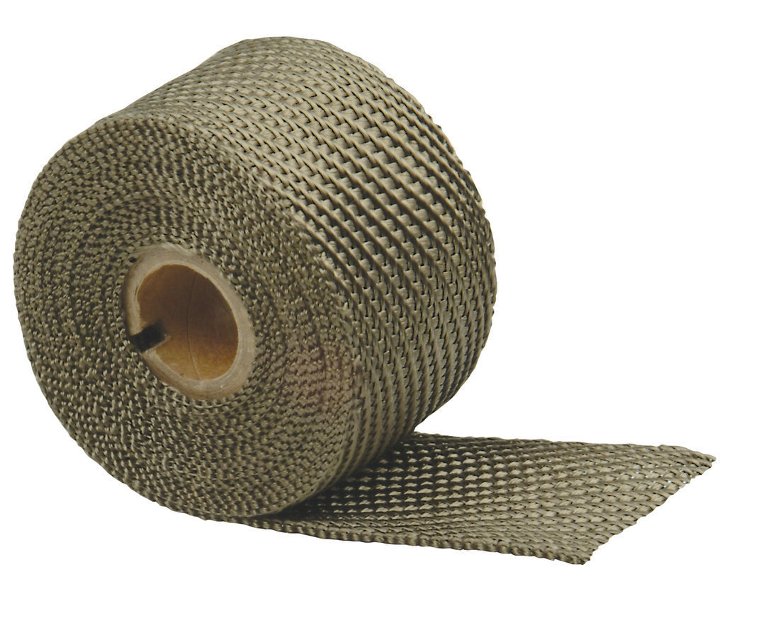 Design Engineering One 25 foot roll of 2 inch wide titanium exhaust wrap. Exhaust Heat Shield 10131