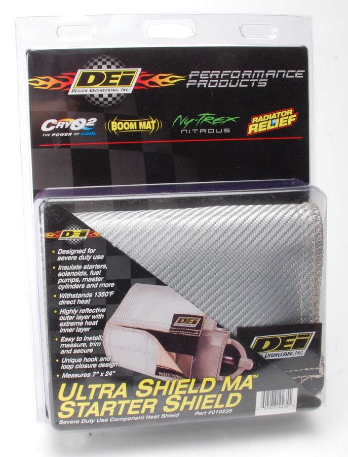 Design Engineering One 7 inch x 24 inch sheet of Ultra 47 wrap with a hook and loop closure. 10235