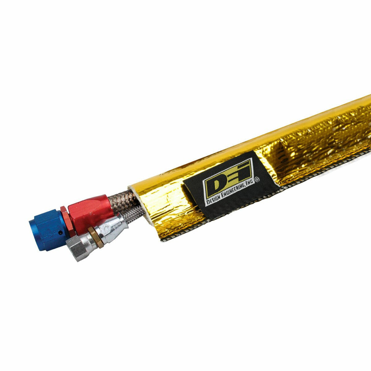 Design Engineering One 36 inch length of Heat Sheath GOLD with a 2-1/4 inch inside diameter. 10918