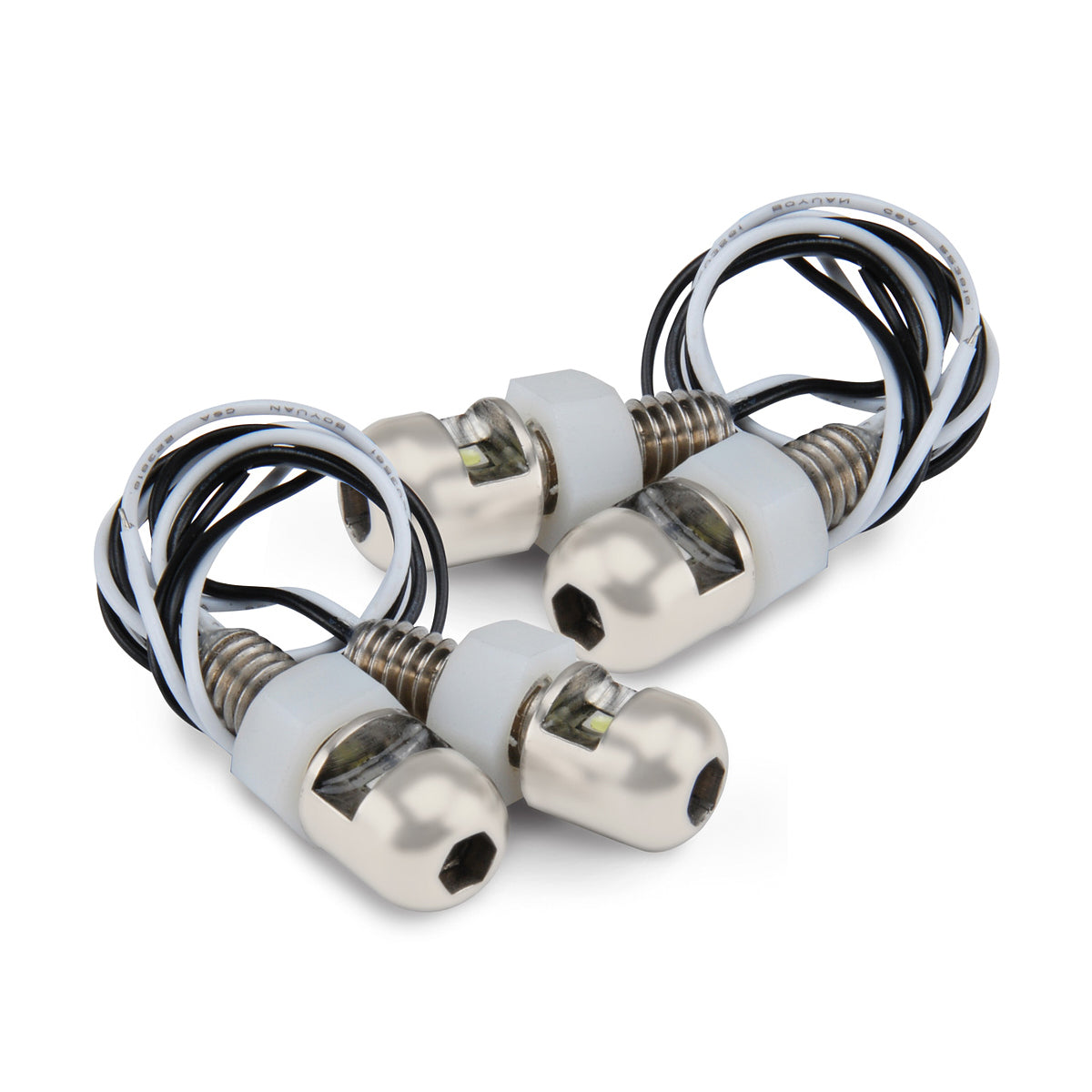 Design Engineering One pair of LED lighted bolts, and one pair of nuts and bolts. Exterior Multi-Purpose LED