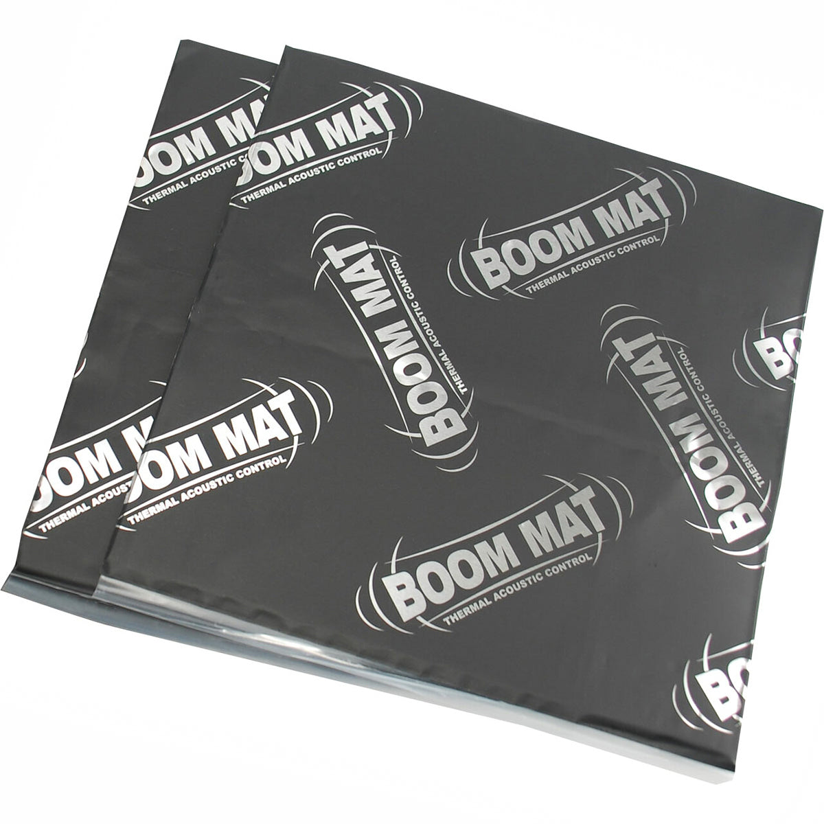 Design Engineering Two 12 inch by 12-1/2 inch sheets of Boom Mat. Sound Dampening Sheet 50200