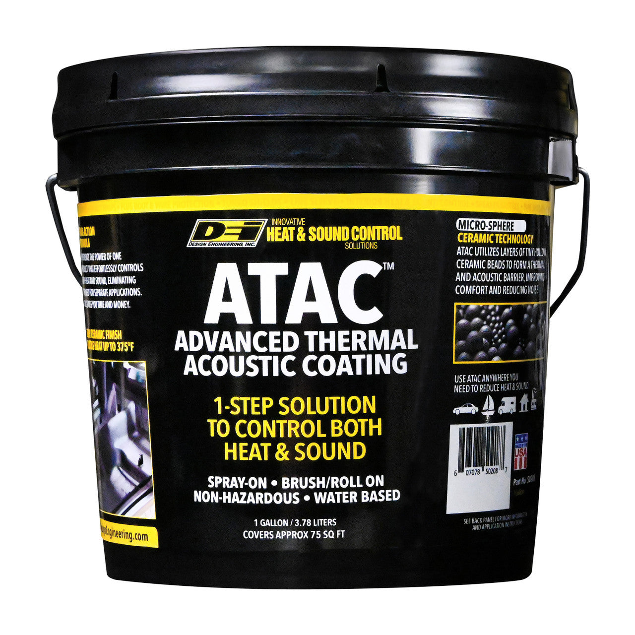 Design Engineering ATAC Thermal Acoustic Coating 1 Gallon Sound Dampening Spray 50208