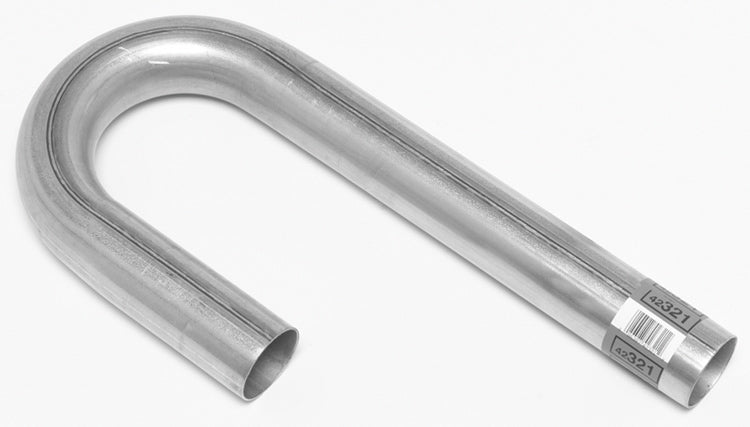 Dynomax 2.25in Aluminized J-Bend Pipe 3.5 Radius 16 Gauge - 42321