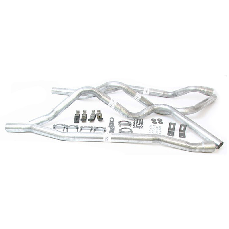 DYNOMAX 89005 Exhaust Pipe Kit, Header-Back, 2.25-Inch, Aluminized Steel