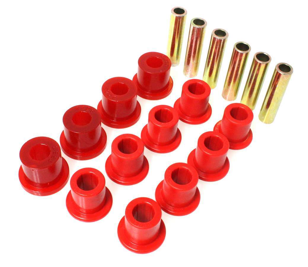 Energy Suspension Hyper-Flex Leaf Spring Bushing Kit 2.2107R for Jeep Wrangler YJ