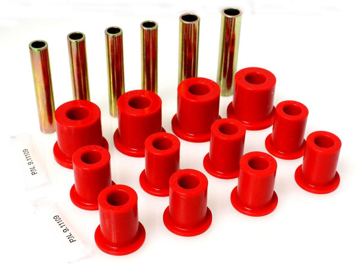 ENERGY SUSPENSION 3.2105R Hyper-Flex Front Leaf Spring Bushing Kit